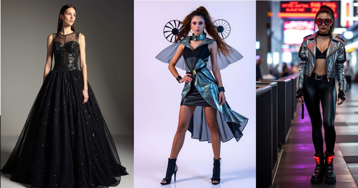 Futuristic Elegance Dress to Impress